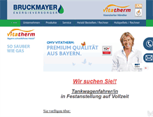 Tablet Screenshot of heizoel-bruckmayer.de